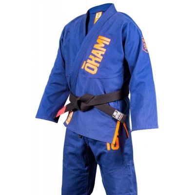 Okami BJJ Gi Aniversary Bleu Marine-Orange